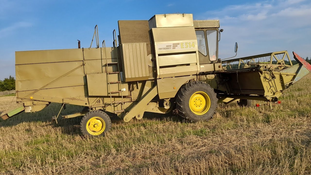 Trzy kombajny dziś kosiły.. walka z legami w życie