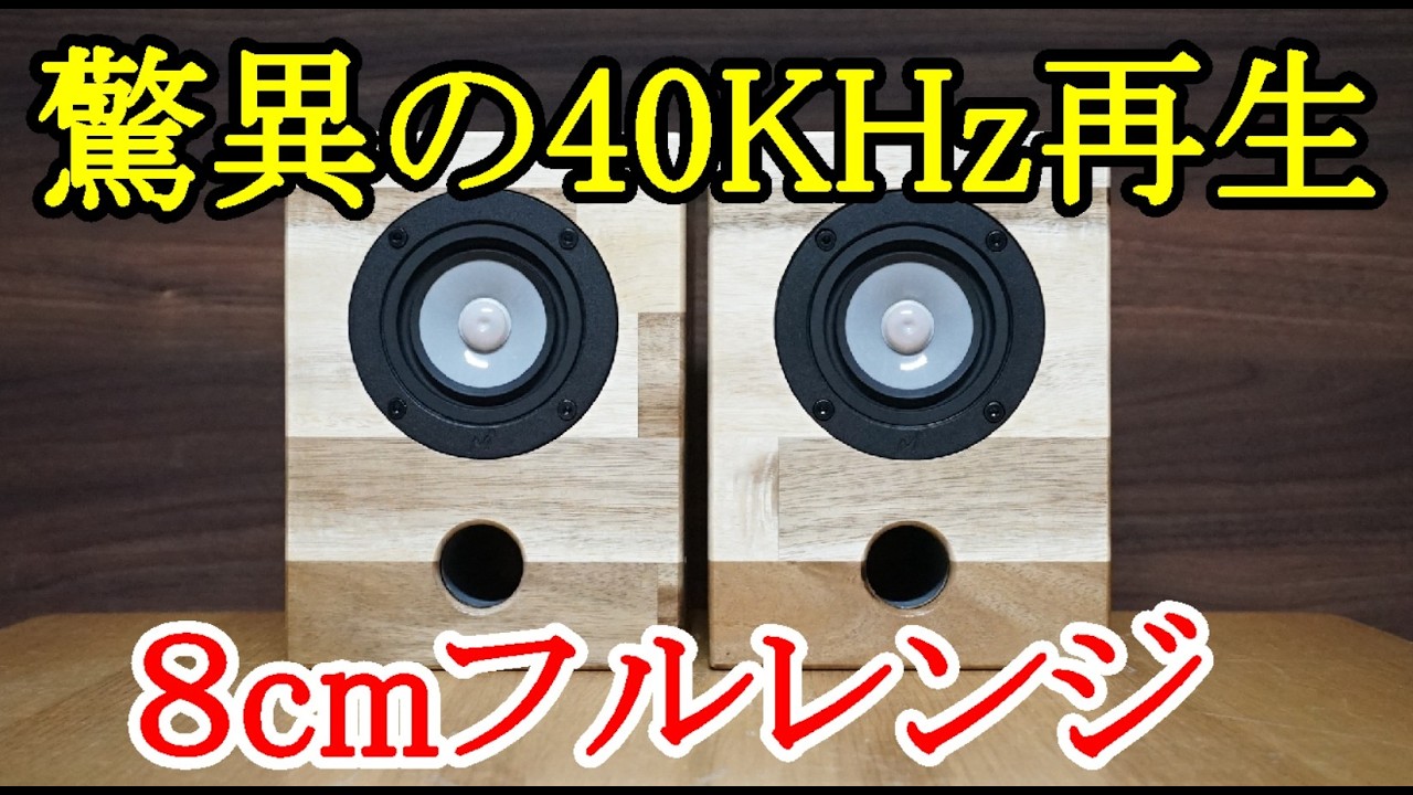 オーディオ　Audio   アンプ　スピーカー　改めて話題のマークオーディオの8cmフルレンジスピーカーをご紹介します。