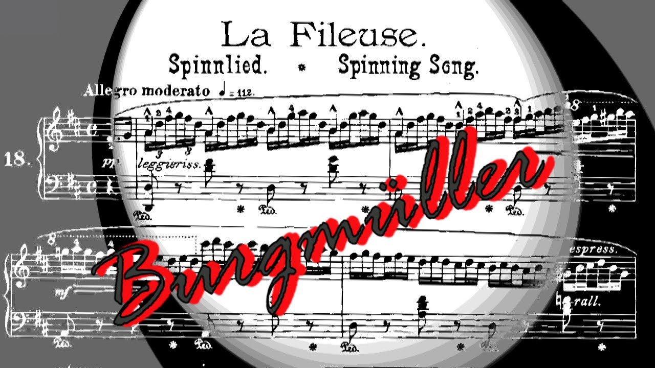 Friedrich Burgmüller - Fileuse  op.109 n.18