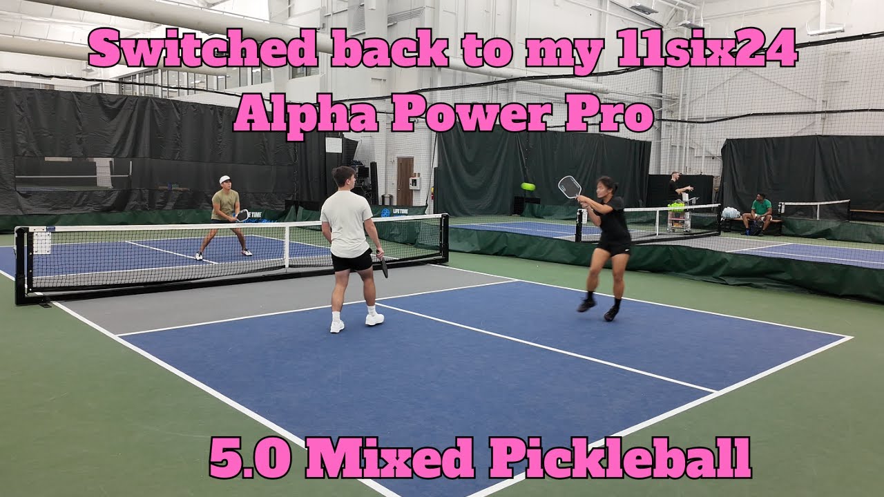 Switched back to my 11six24 Alpha Power Pro (5.0 Mixed Pickleball)