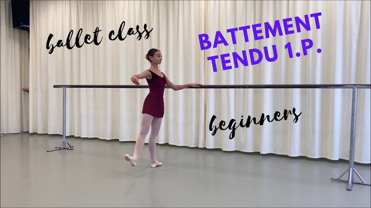 Battement Tendu 1.p. - Bar - Beginners