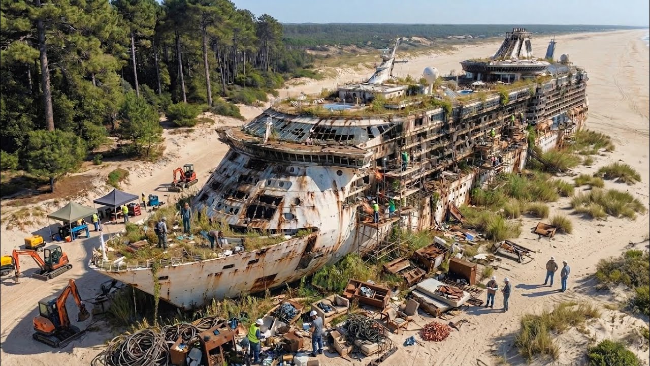 Friends Get Stranded on an Island and Build a Luxury Life From a Shipwreck