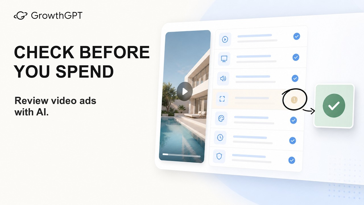 Review Video Ads Before You Spend | GrowthGPT Tutorial