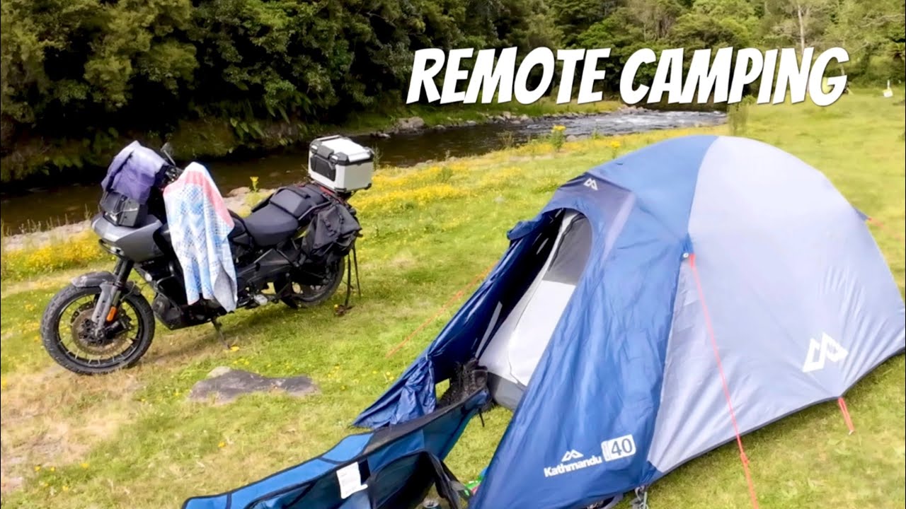 Remote Motorcycle Camping Adventure 🏕️🇳🇿