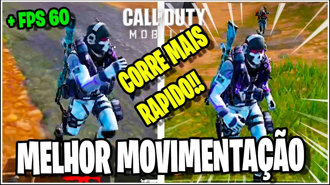 COMO CORRER MAIS RAPIDO E MELHORAR SUA MOVIMENTAÇÃO NO CALL OF DUTY MOBILE #codashop
