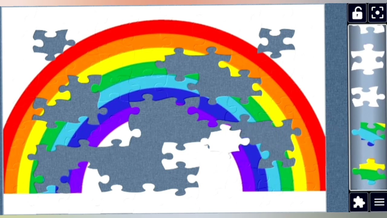 Rainbow Vibes 🌈 jigsaw puzzle // #rainbows #colors #art #nature #graphics @puzzlemaster1034 