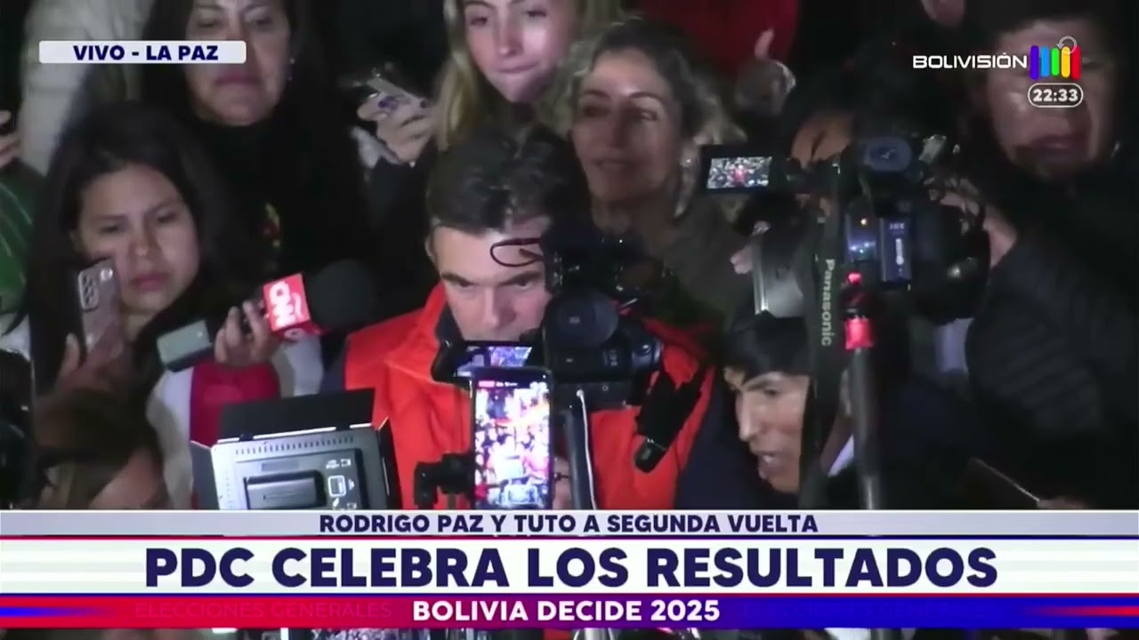 Rodrigo Paz (PDC) se pronuncia tras resultados