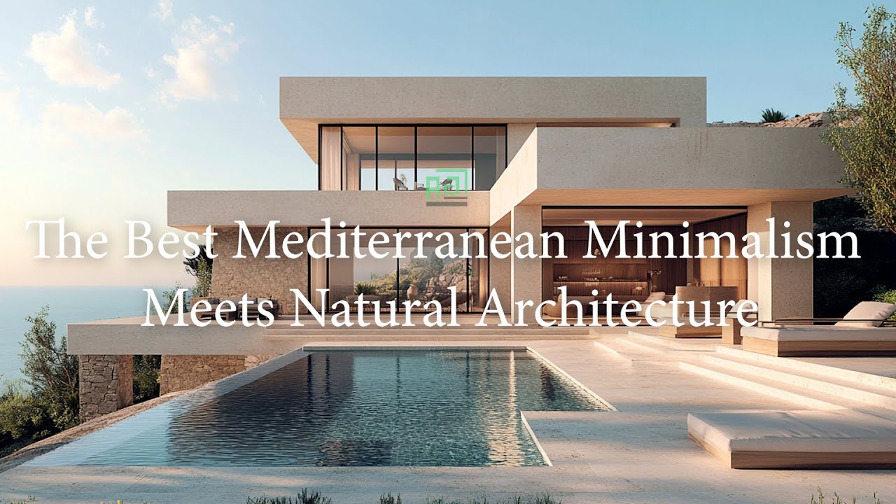The Best Mediterranean Minimalism Meets Natural Architecture
