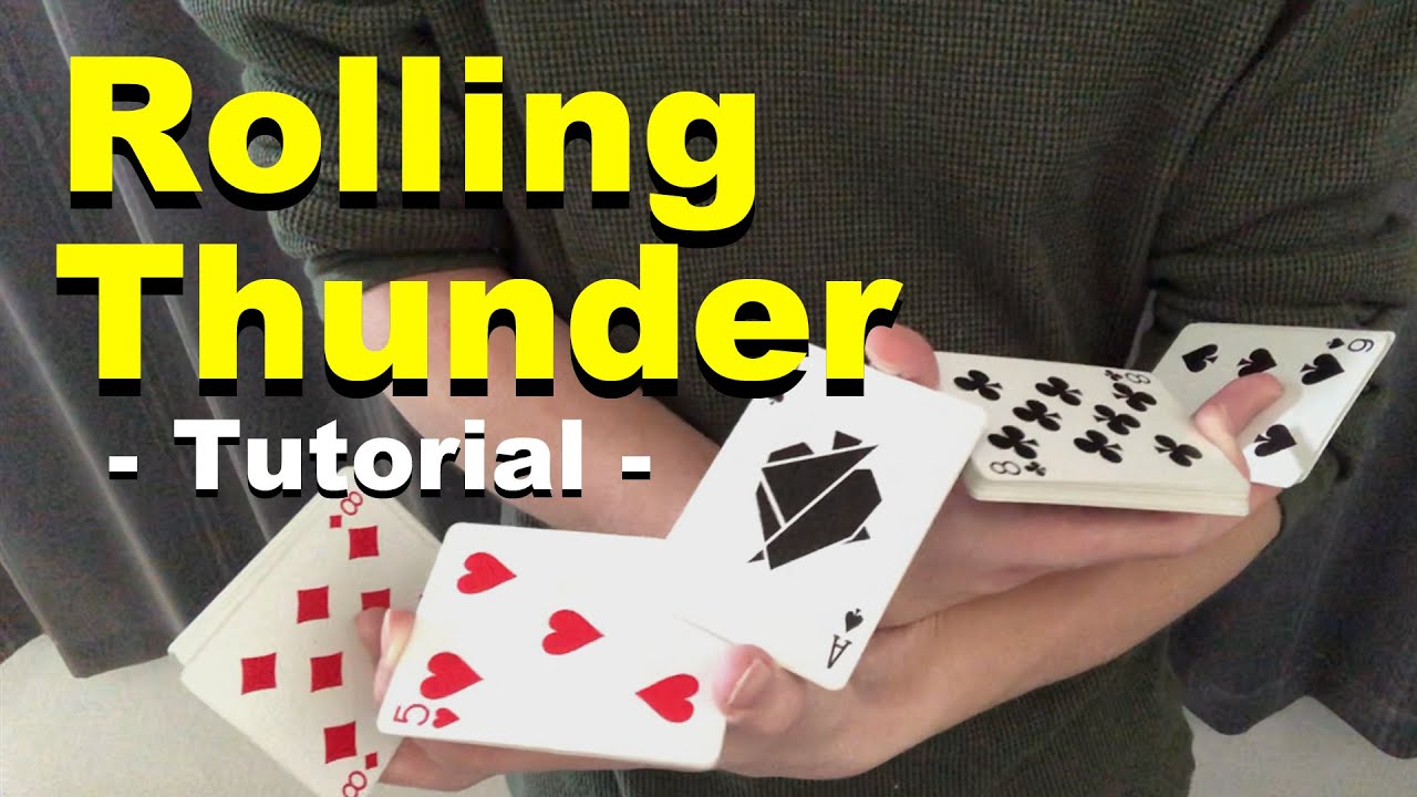 Rolling Thunder | フラリッシュ解説 | Flourish Tutorial | カーディストリー | Cardistry Tutorial
