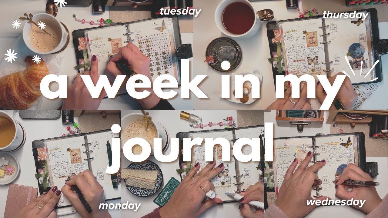 A WEEK IN MY JOURNAL / PLANNER 📖 relaxing music