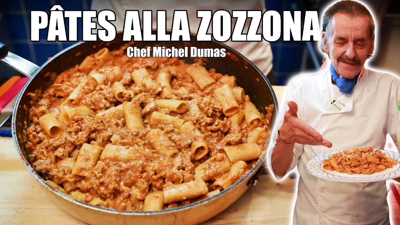 Pâtes saucisse et pancetta, délicieuses et rapides pour toute la famille | Pasta alla Zozzona