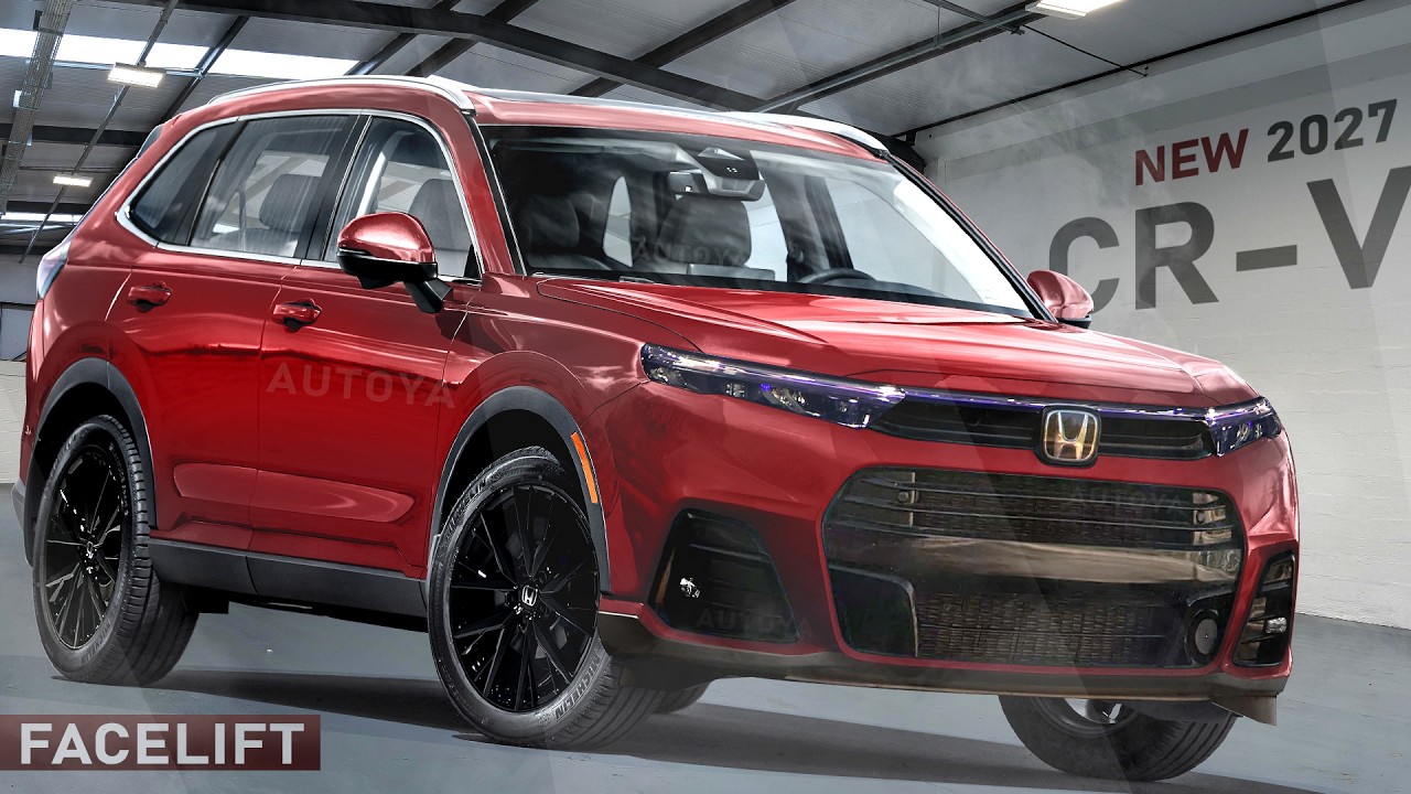 New 2027 Honda CR-V Redesign - FIRST LOOK at EXTERIOR Facelift & INTERIOR Refresh