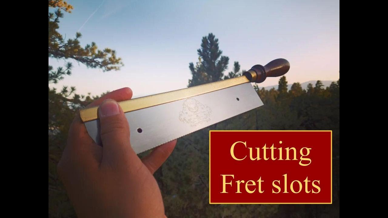 How to cut fret slots