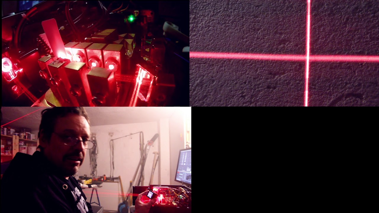Konvergenz einstellen,  Laserprojektor Tarm Two