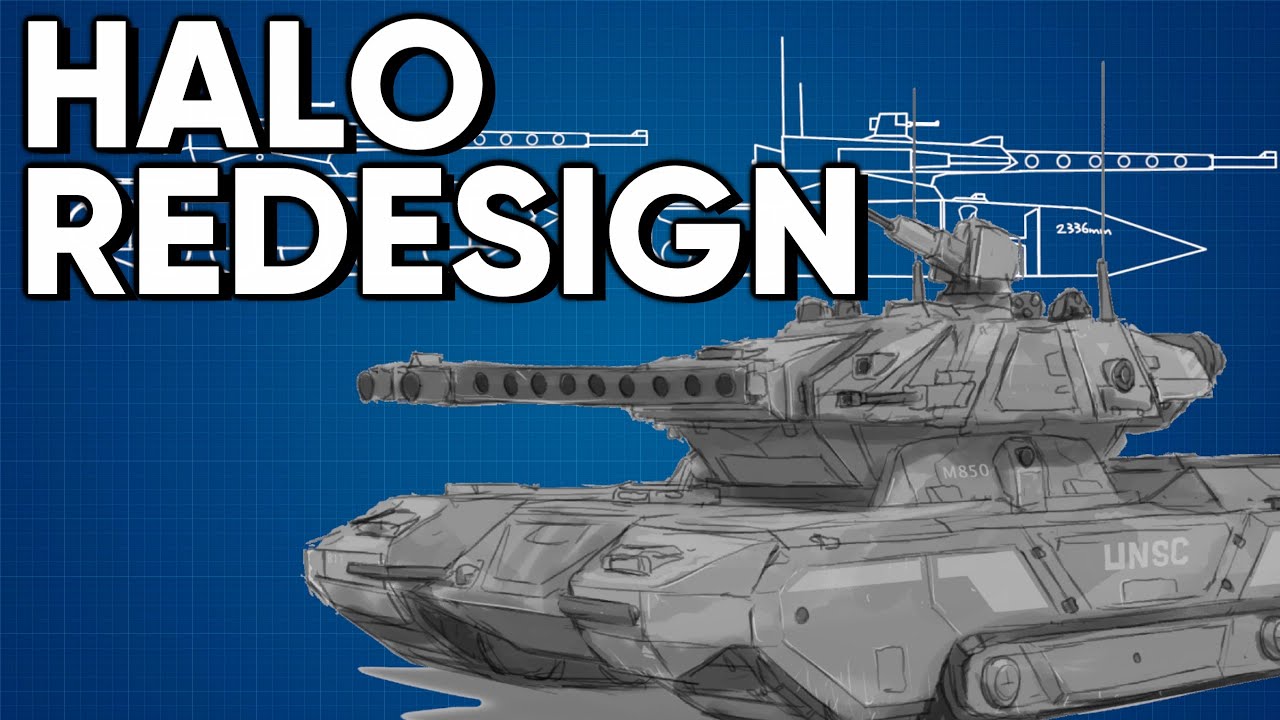 Redesigning Halo's Grizzly and Wraith Tanks