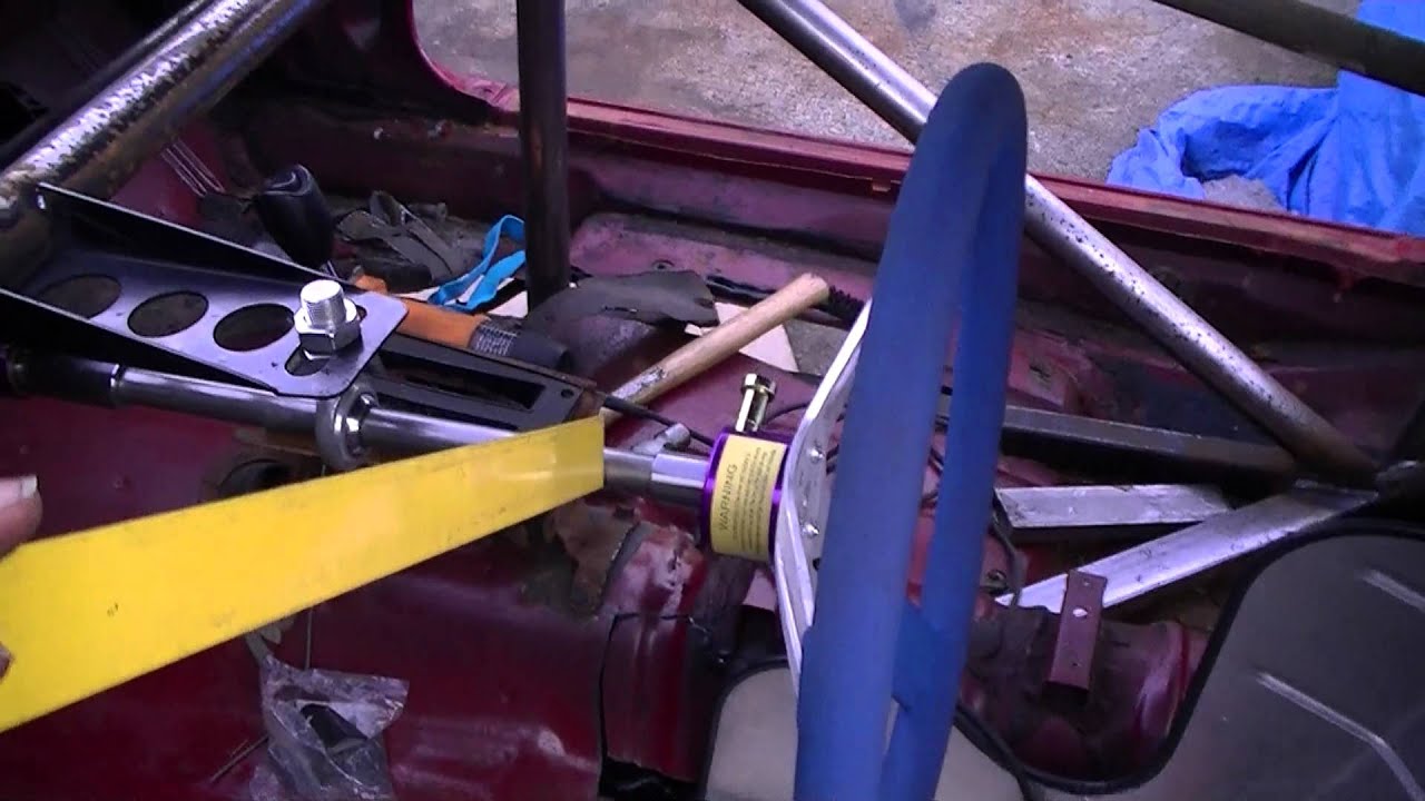 Seat, Steering and Window Post - Building a Pure Stock Race Car