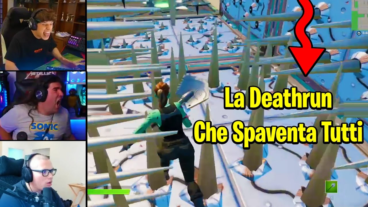 Plz si Arrende e Plange in Questa D3athRun con Xiuder ed Efesto | Fortnite