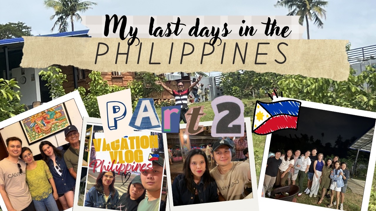 How I spent my last few days in the Philippines Highschool friends reunion, stroll around the town.