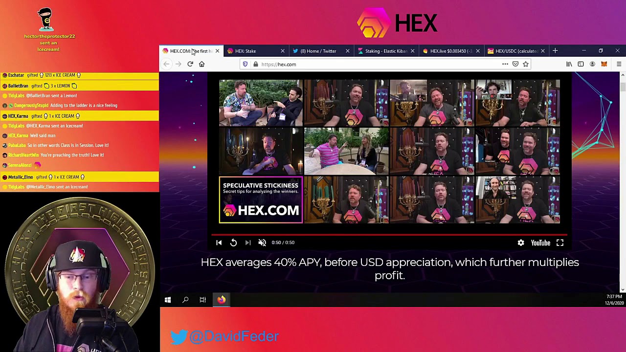 How to do a proper HEX stake! (David Feder)