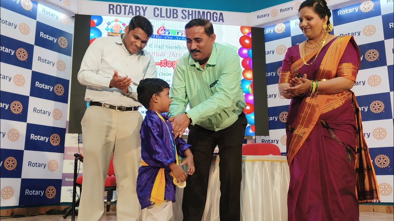 Prayer at Nivaan's schools annual day.