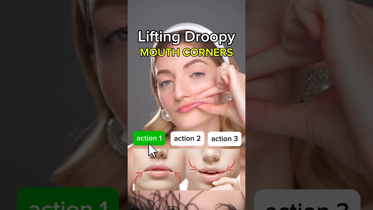 droopy mouth corners gone | face fitness | facial yoga | face exercises | face workout