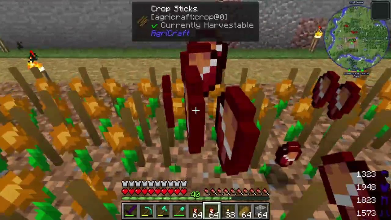 Minecraft 1.12.2 - Собираю урожай (AgriCraft)
