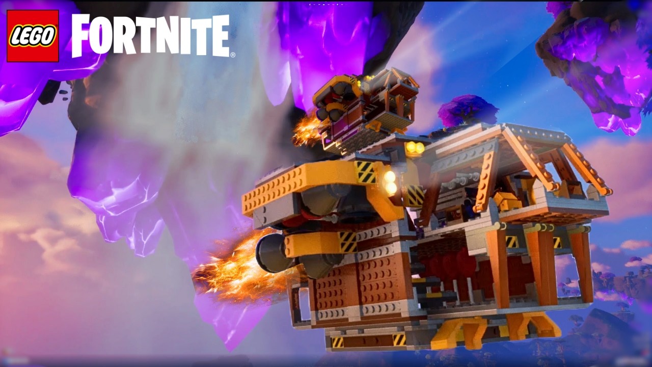 Building a Troop Transport in LEGO Fortnite!