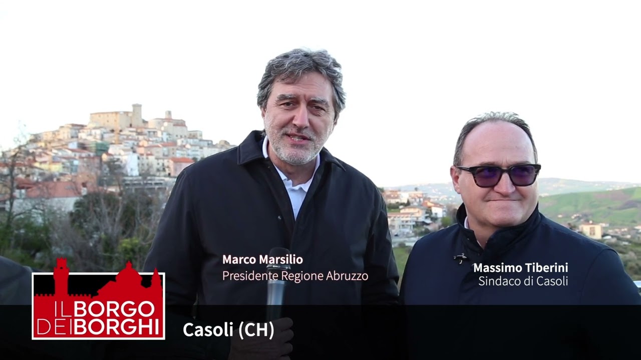 L'Abruzzo tifa per Casoli Borgo dei Borghi