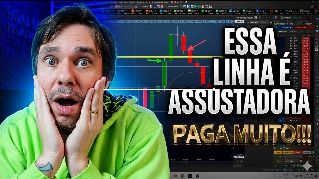 ESSA LINHA NO MINI &Iacute;NDICE PAGA MUITO #daytrade