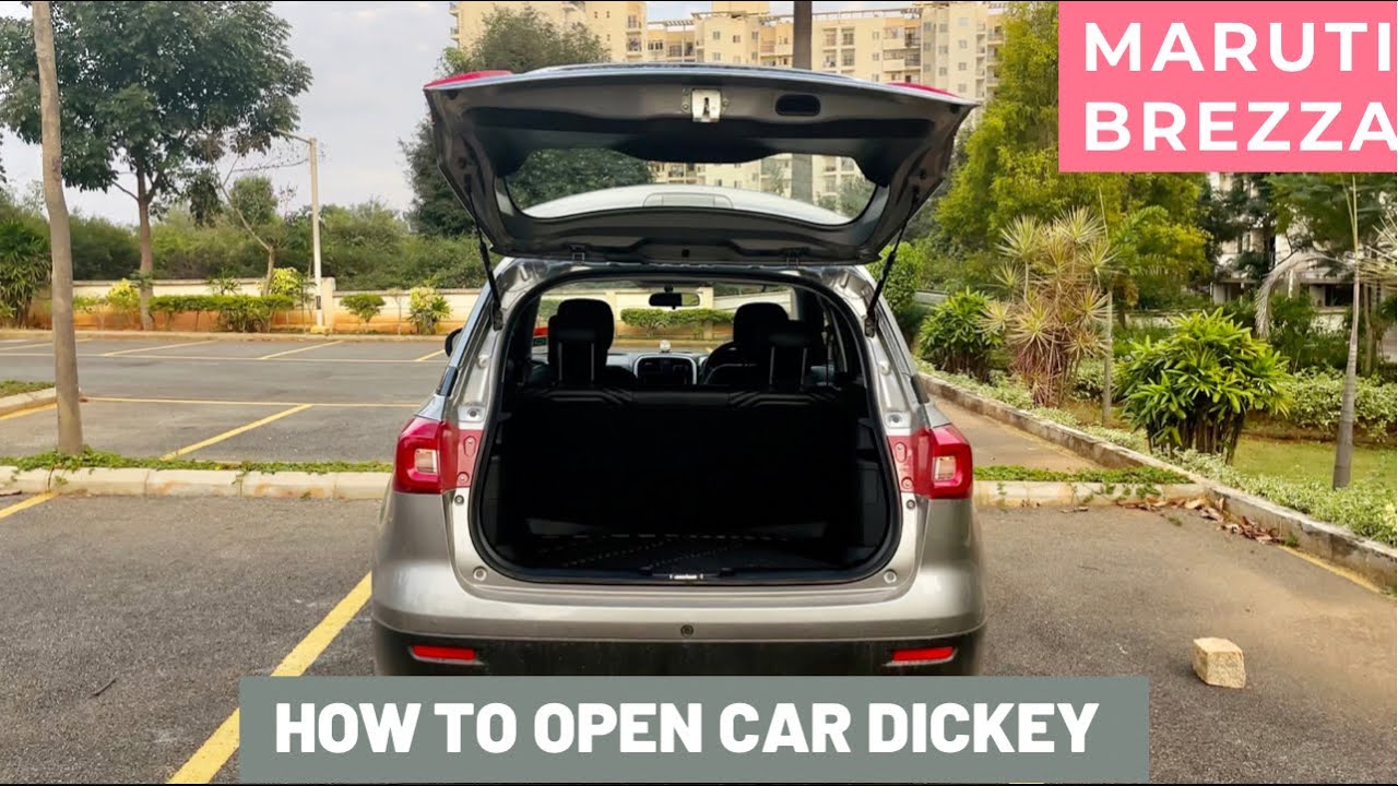 How to open Car Dickey | Maruti Brezza | rahul saini