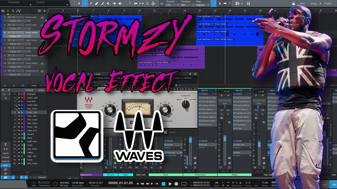 Stormzy Vocal Effect | Waves Plugins | Studio One