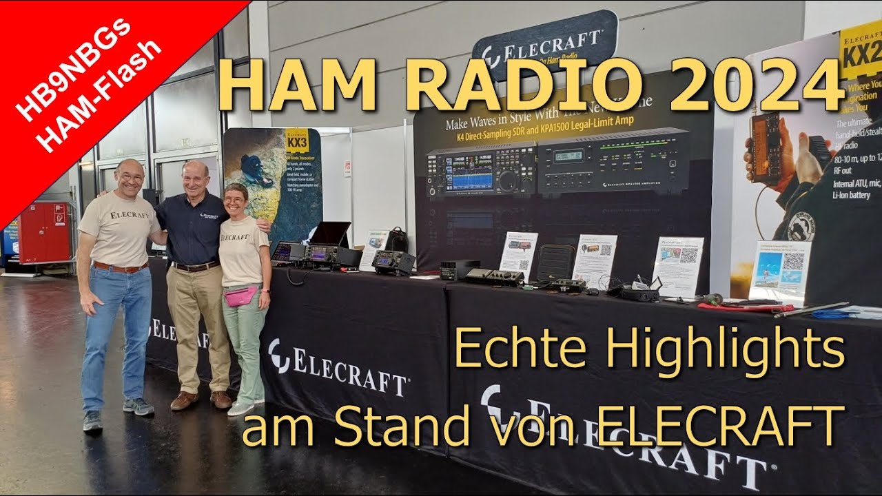 HAM RADIO 2024 – Echte Highlights am Stand von ELECRAFT