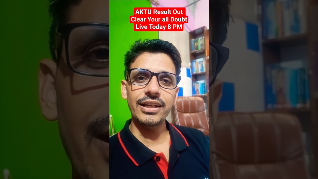 AKTU Result | Clear your all doubt | Live today 08 PM#edurudram #aktuexam #akturesult