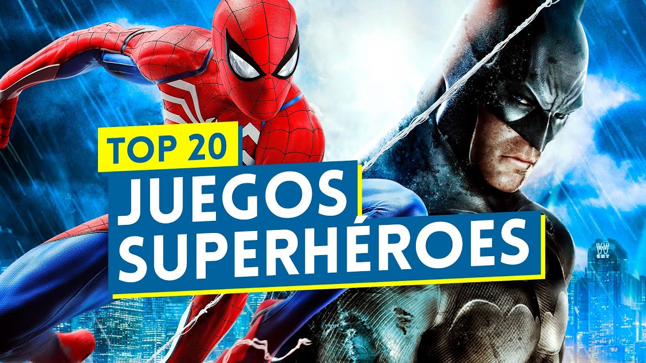 Los MEJORES JUEGOS de SUPERHÉROES - TOP 20