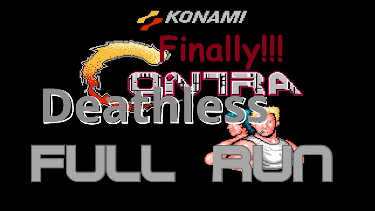 Contra NES No Death Run - Full Playthrough Without Losing a Life