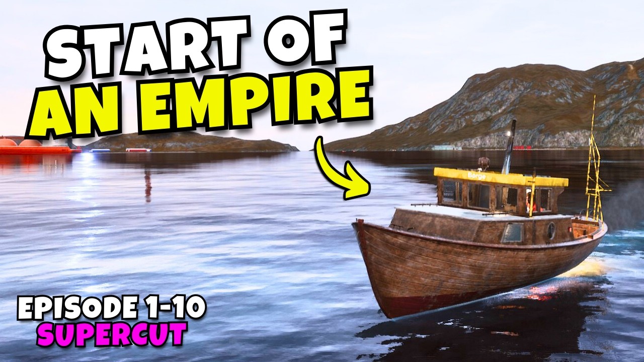 I Built A Fishing EMPIRE From A Tiny Wooden Boat! Episodes 1–10 Supercut | Fishing Barents Sea