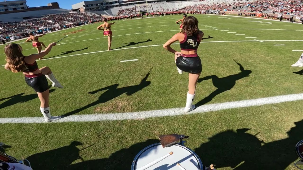 FSU Marching Chiefs Pregame - Snare Cam (Part 1) - 11/23/24