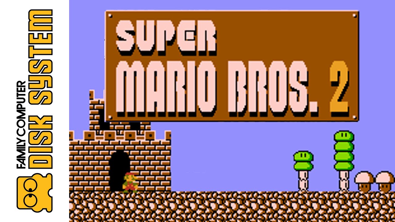 [Famicom Disk System] Super Mario Bros. 2 (1986) Longplay