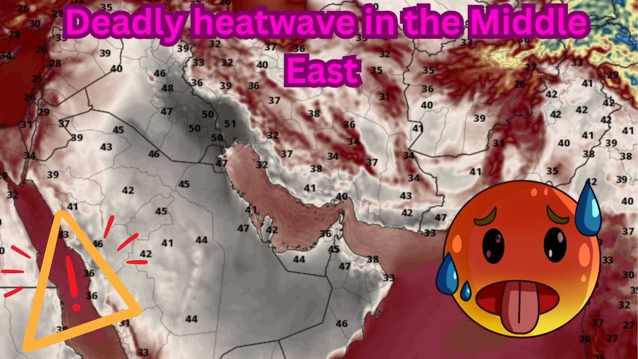 Extreme heatwave in the Middle East & other parts of Asia mid to late June 2025, stay safe.