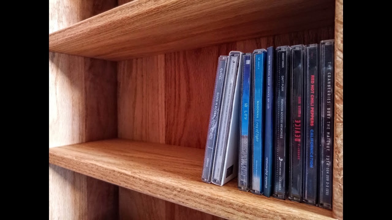 Haciendo un mueble para CD´s en madera de encino / Making an oak CD´s shelf from scratch!