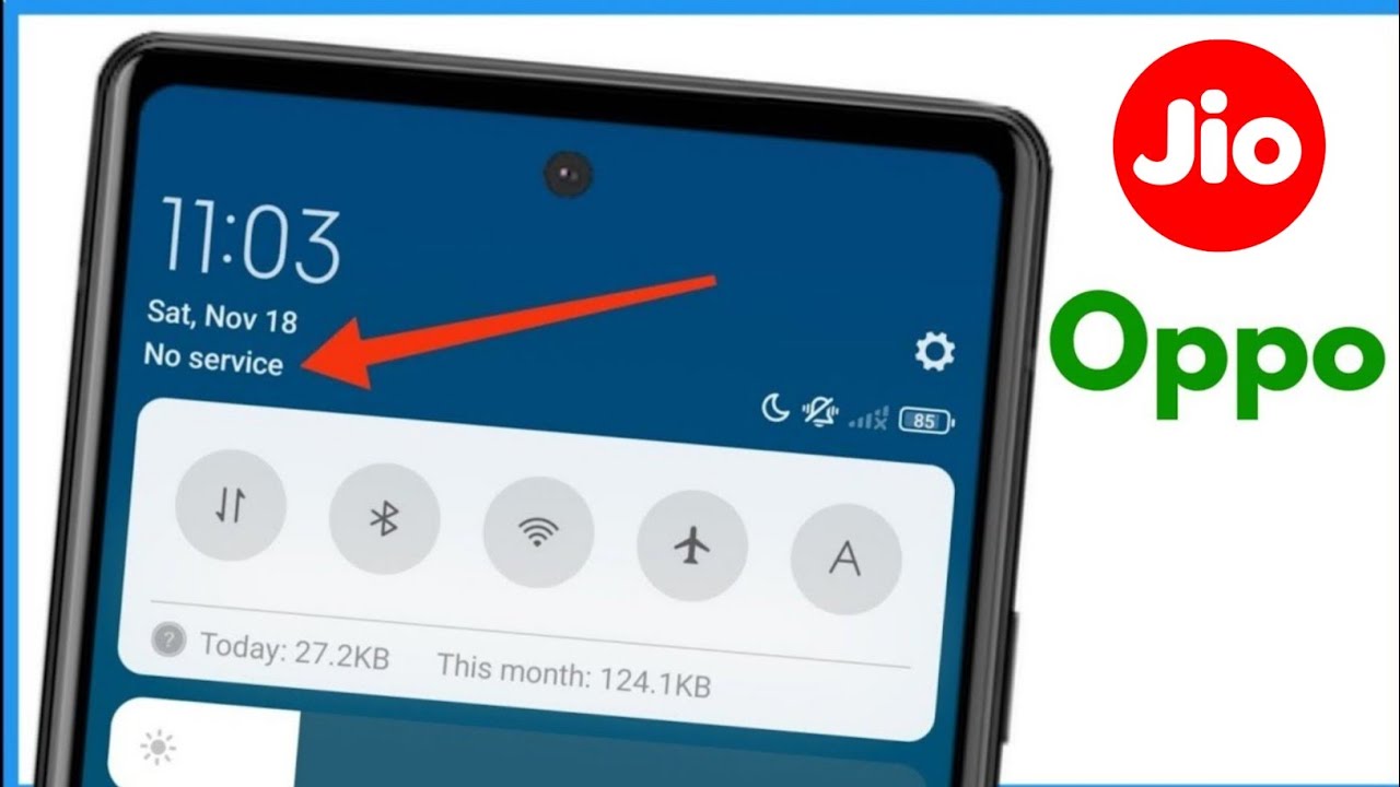 Jio Sim No Service Problem Oppo | No Service Sim Card Jio Oppo
