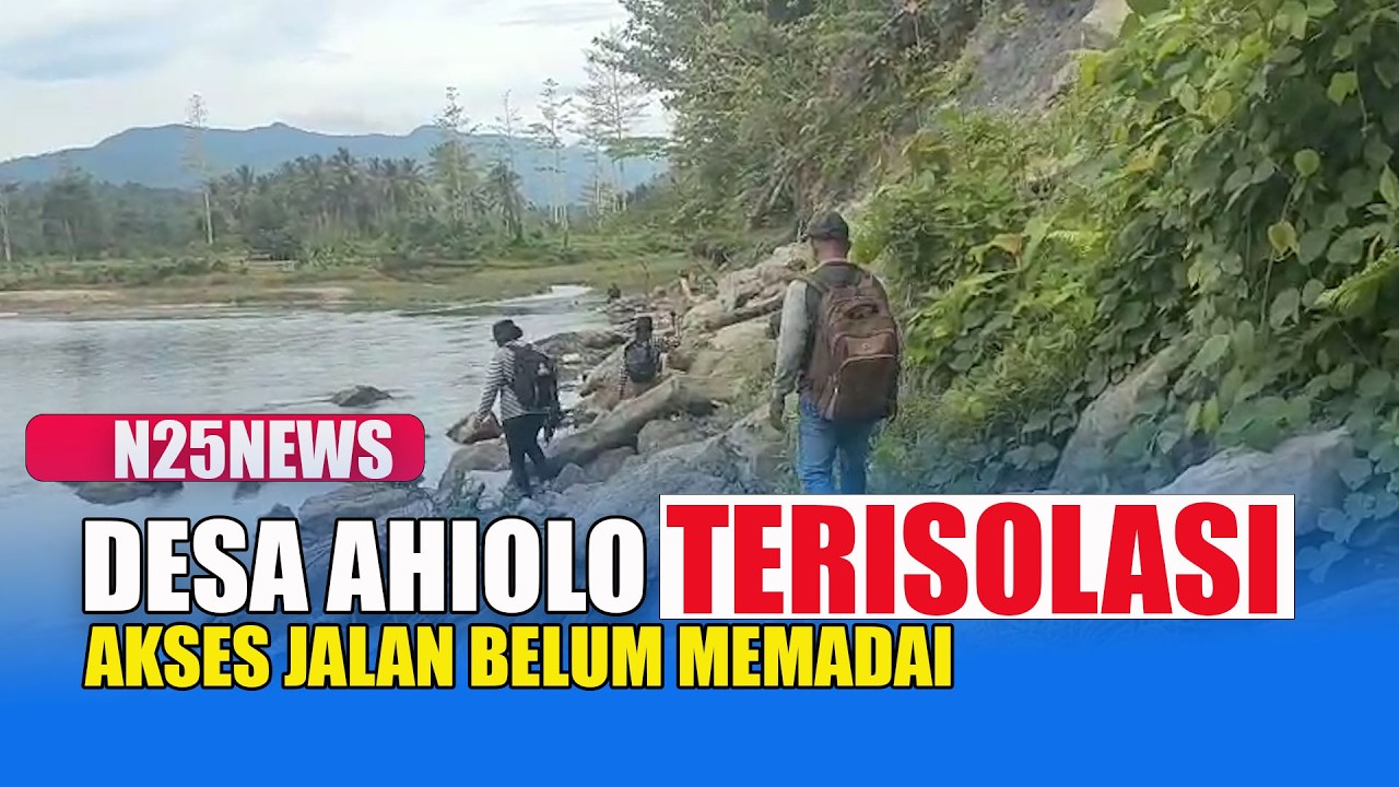 AKSES JALAN BELUM MEMADAI, DESA AHIOLO DI KABUPATEN SERAM BAGIAN BARAT MASIH TERISOLASI