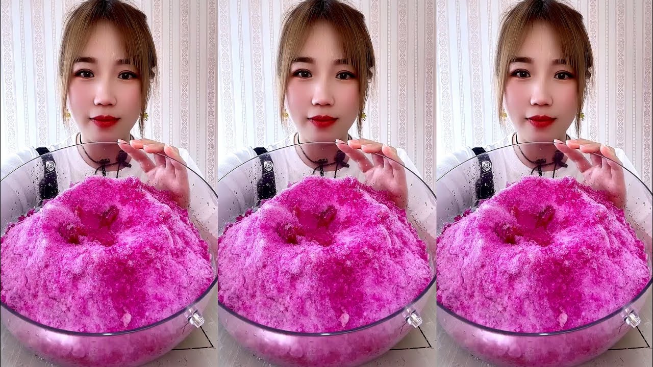 ASMR SHAVED ICE EATING