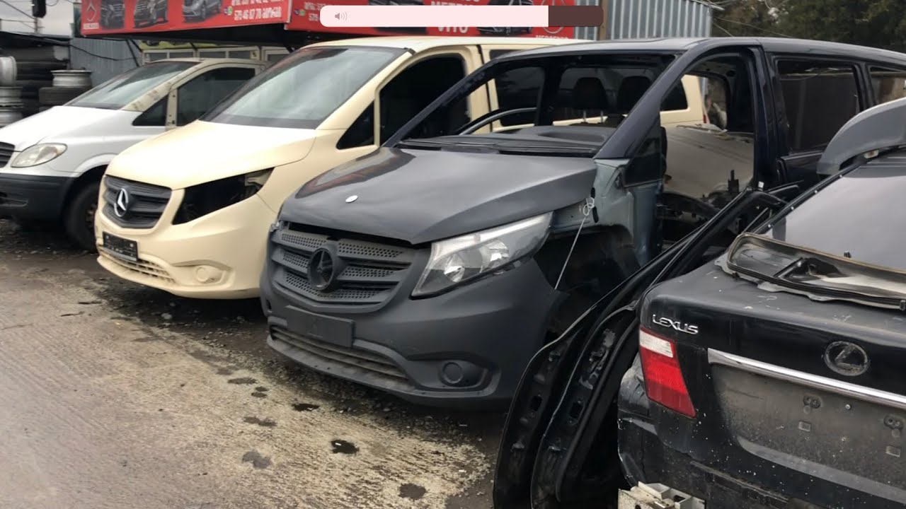 Авторазборка в Тбилиси: гуляем под дождём, смотрим на долгостои - перезалив