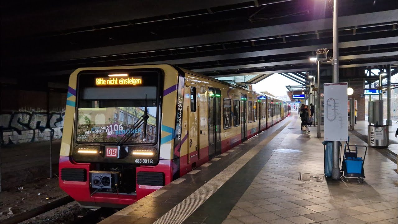 S-Bahn Berlin | Mitfahrt in der kompl S8/S46 von Birkenwerder bis Berlin Westend in der BR 483 001 A