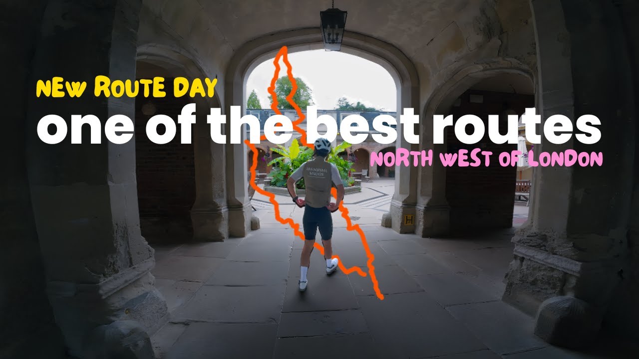 I created a new route on komoot to see what North West of London had to offer