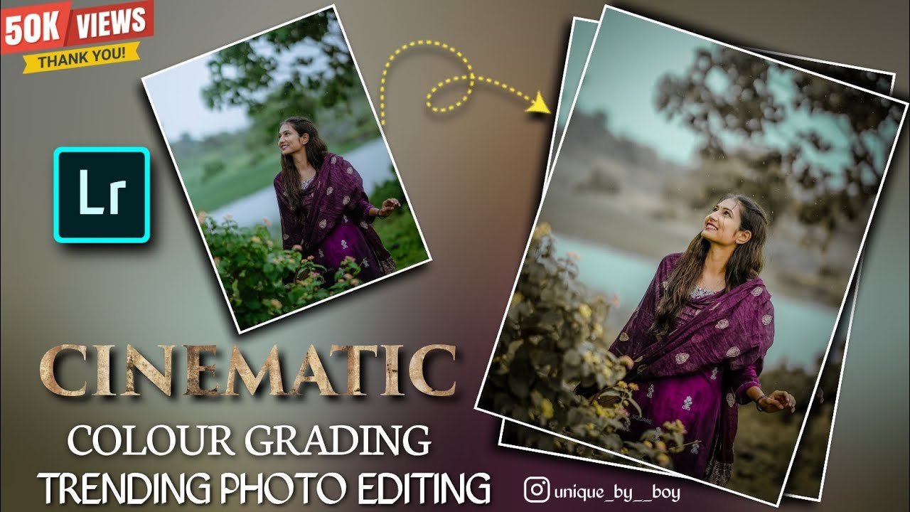 Новая кинематографическая цветокоррекция Lightroom для редактирования фотографий