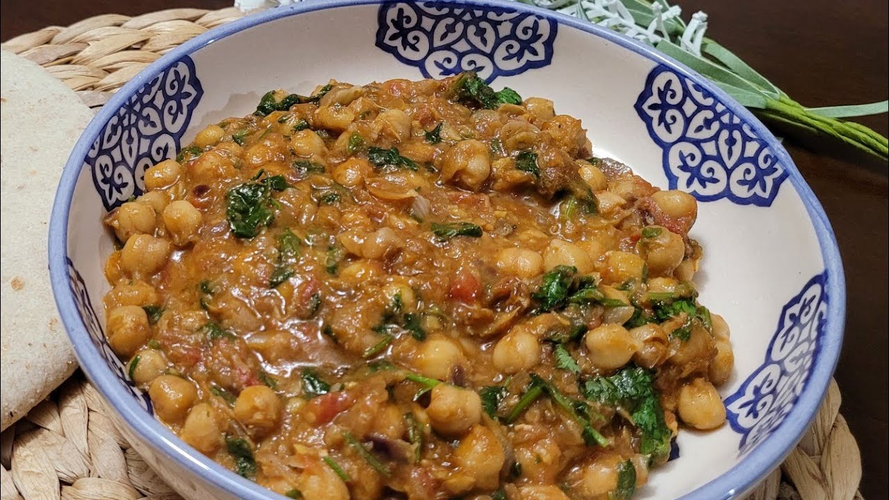 أكلة باكستانية( لاهوري الحمص) من الأكلات الأقتصادية المفيدة...Pakistani food (lahori chickpeas)