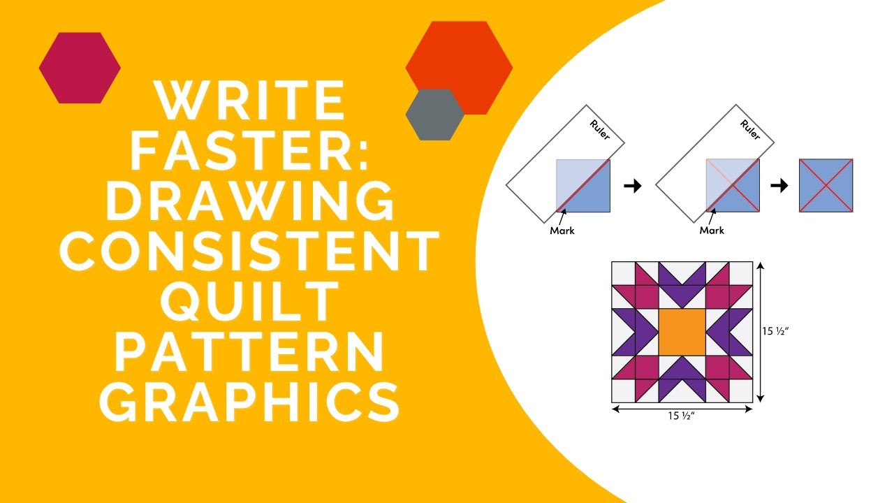 Streamlining your quilt pattern writing process: keeping your graphics consistent