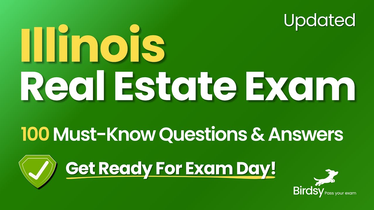 ✅ Crush Your Illinois Real Estate Exam with This 100-Question Review!